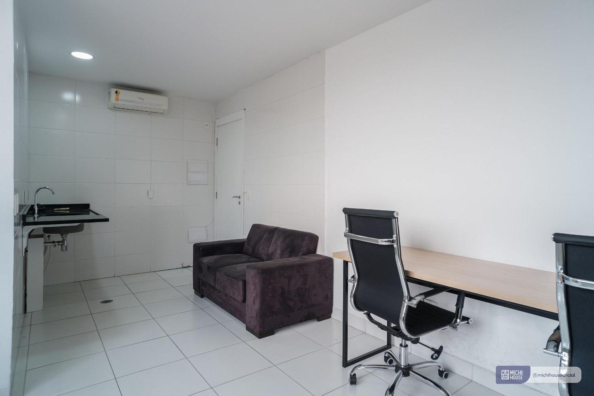 Mh 50402 - Lindo Studio Expo Completo Com Vaga Apartamento *
